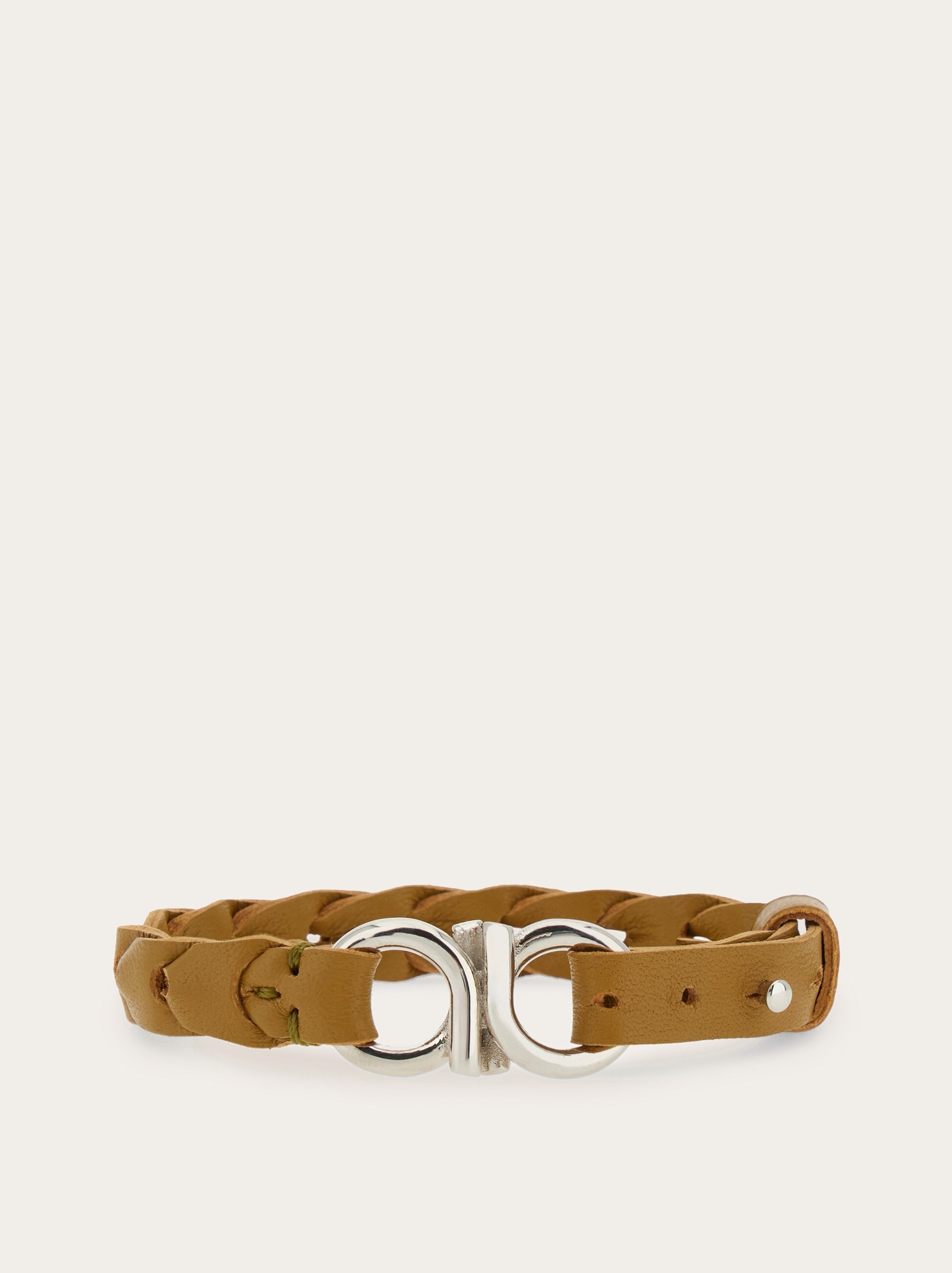 Braided Gancini bracelet - 1