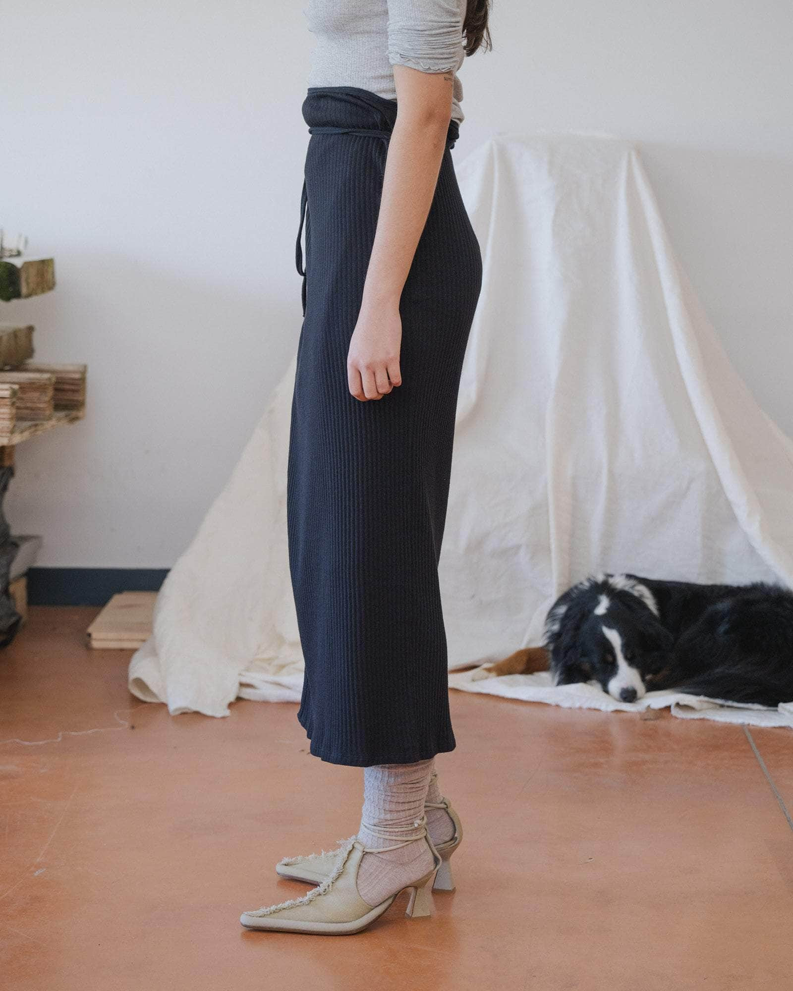 Brig Skirt - Organic Cotton Rib Jersey - 3