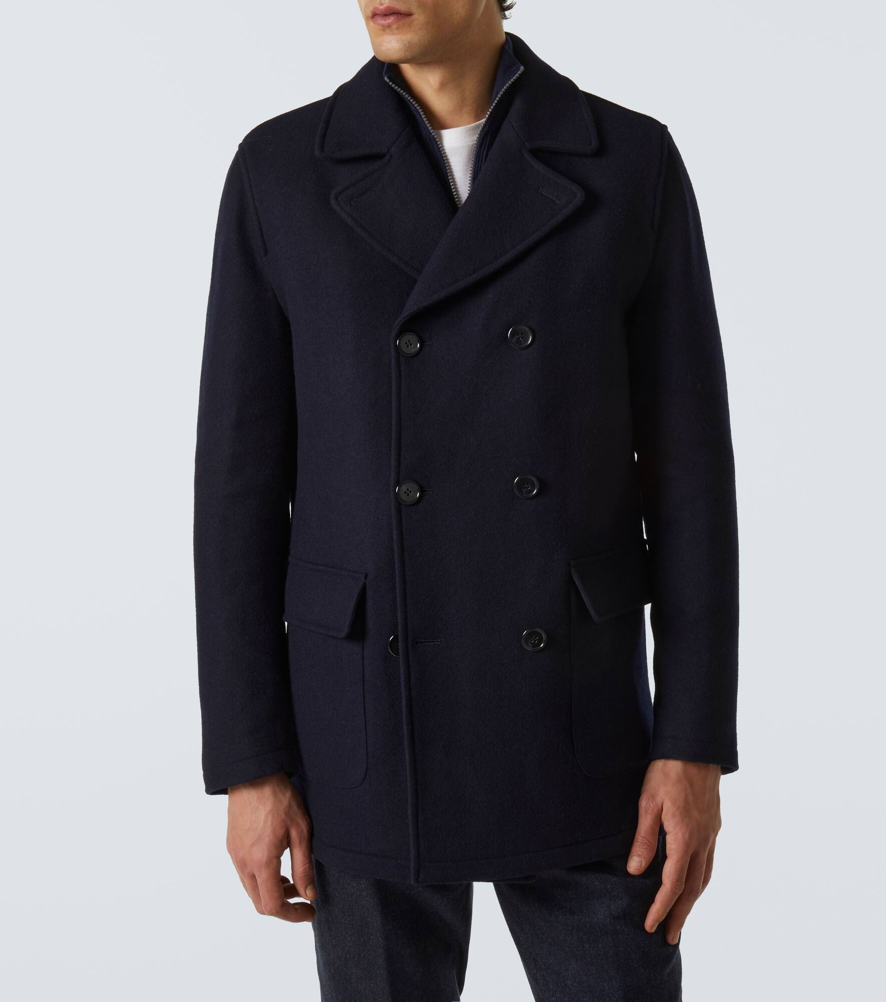 Double-breasted peacoat - 3