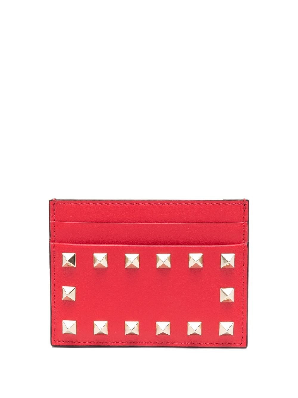 studded leather wallet - 1