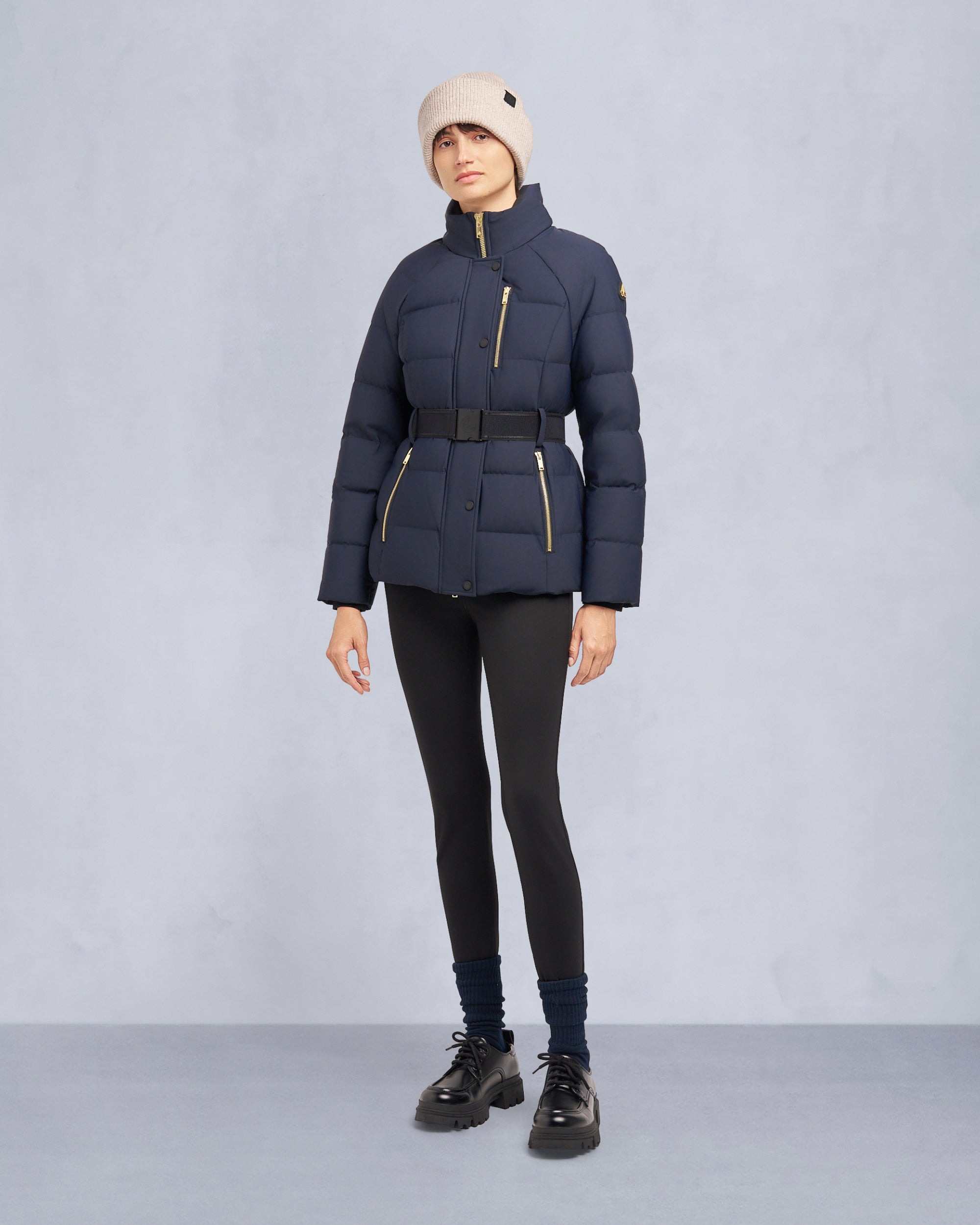 GOLD SERIES NYLUXE CAMBRIA SHEARLING JACKET - 7