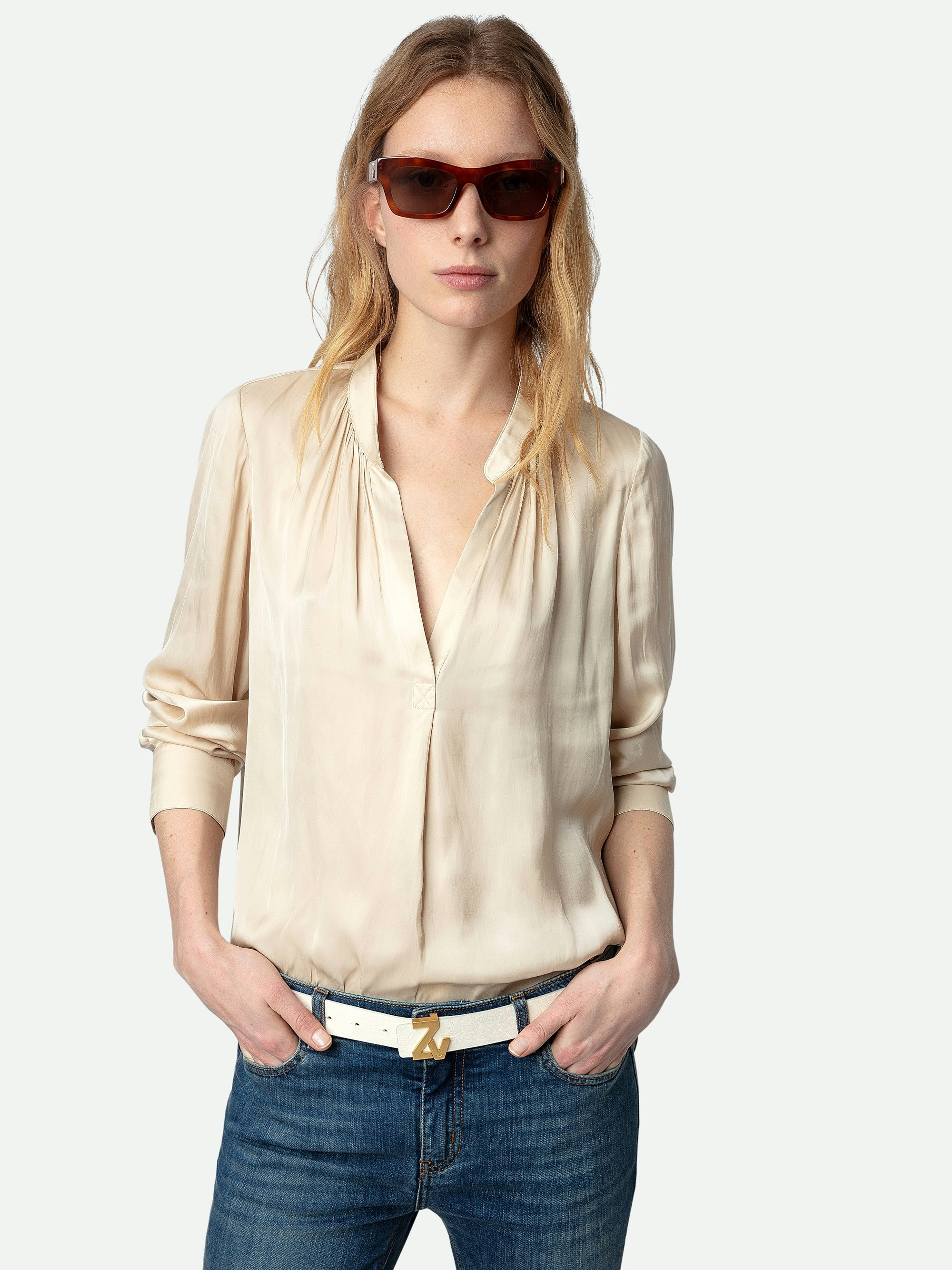 Tink Satin Blouse - 6