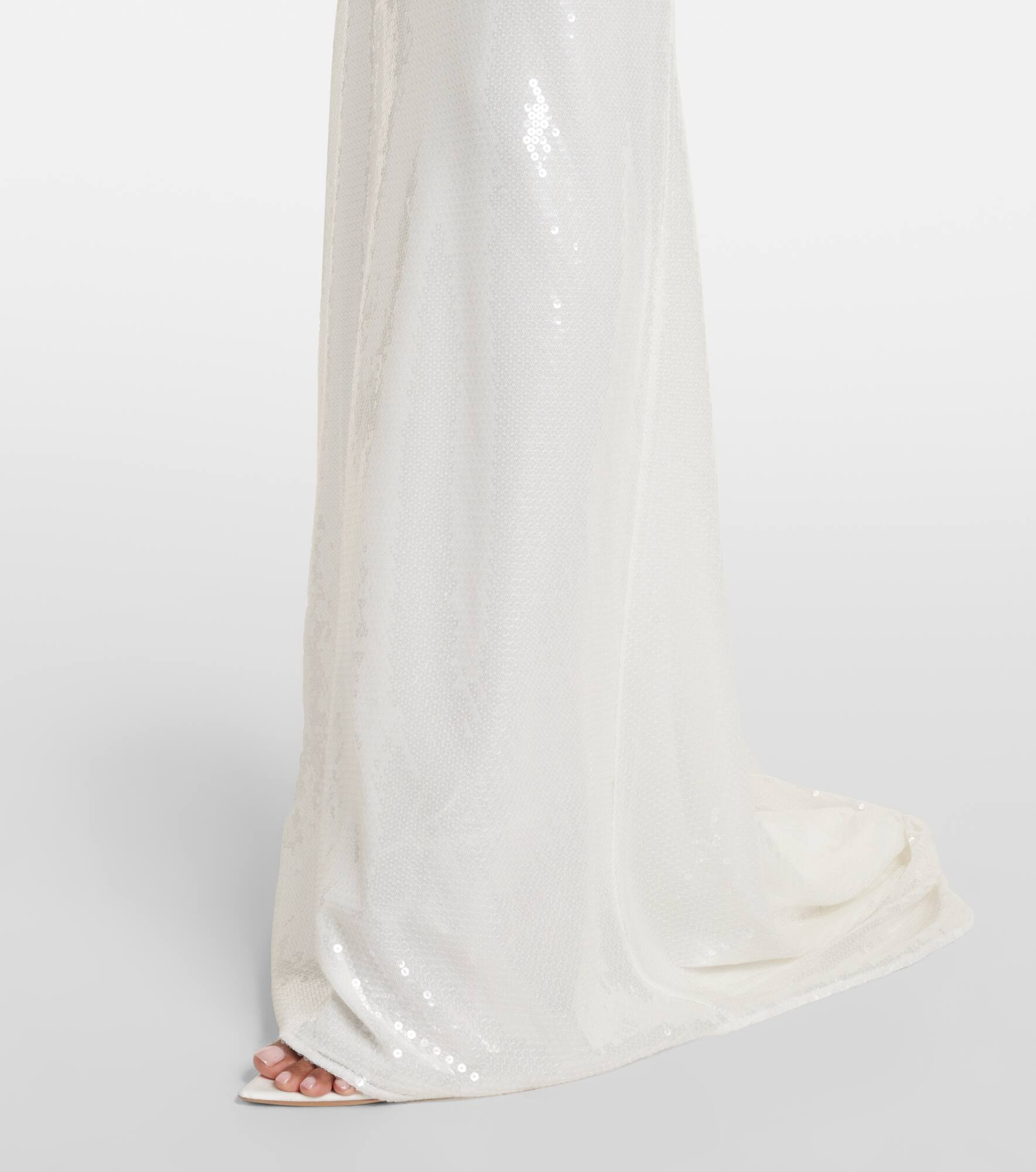 Bridal sequined gown - 5