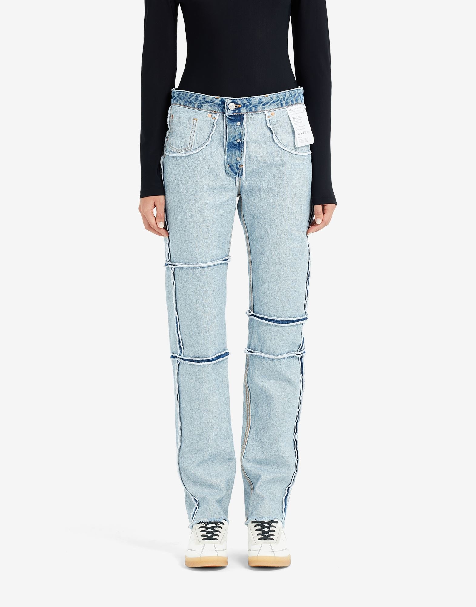 Inside out panelled jeans - 5
