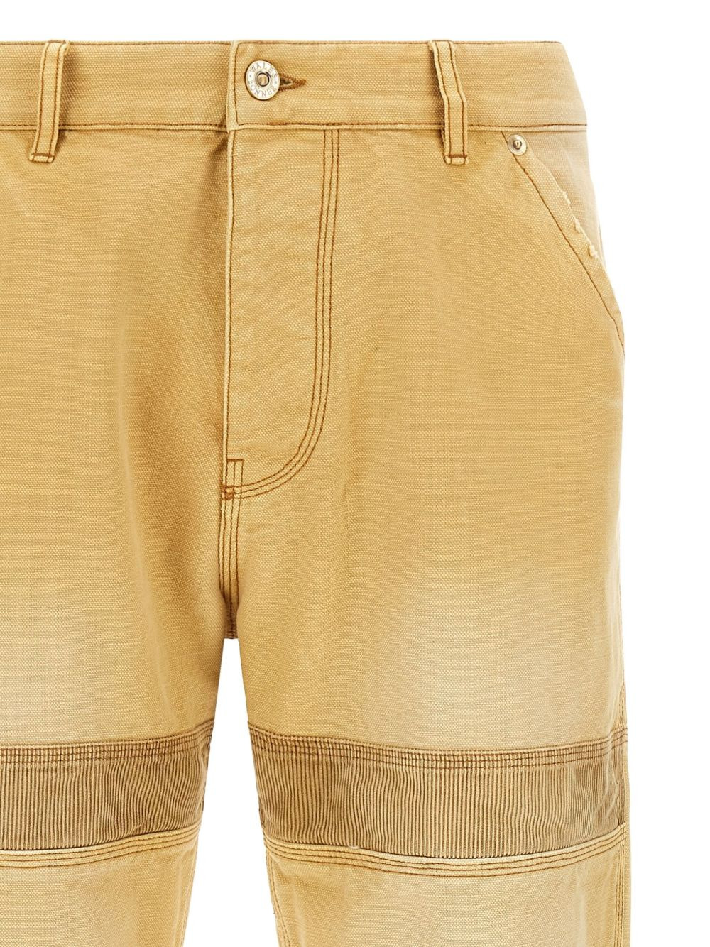 Sierra corduroy-panel canvas trousers - 2