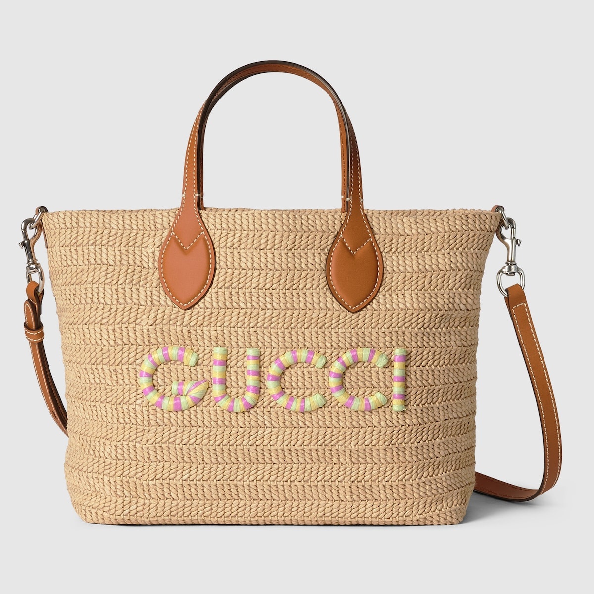 Small tote bag with Gucci patch - 1