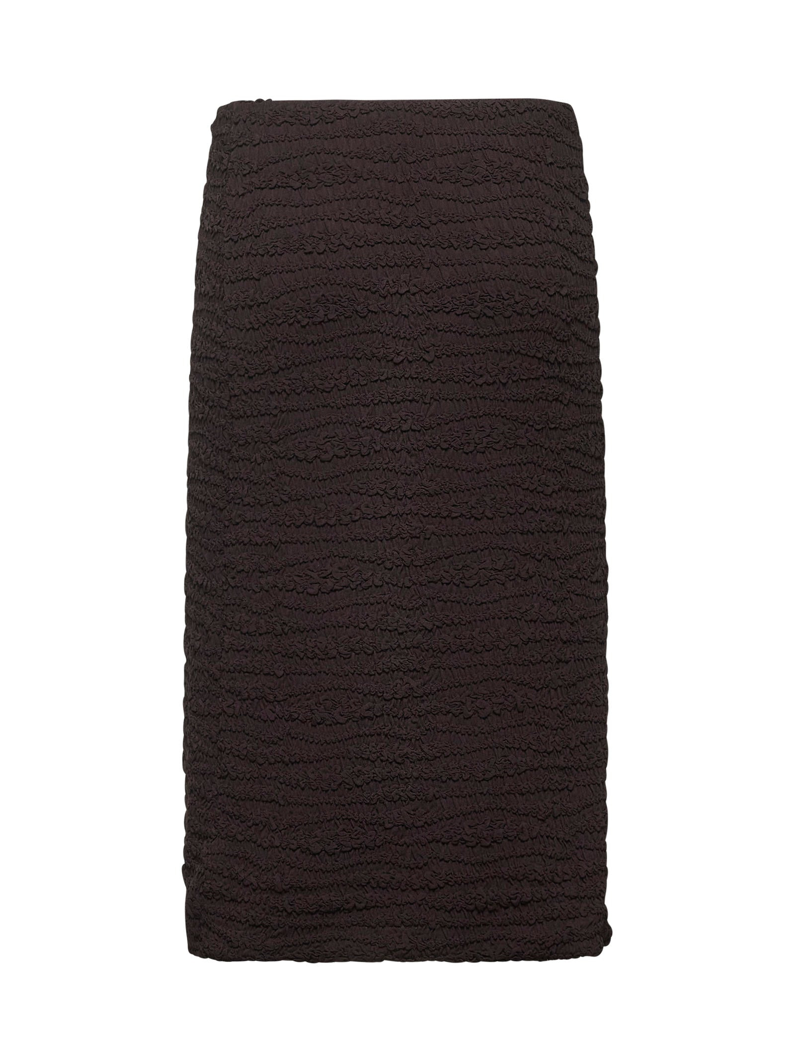 Jil Sander Women Brown Embroidered Crepe Jersey Skirt - 2