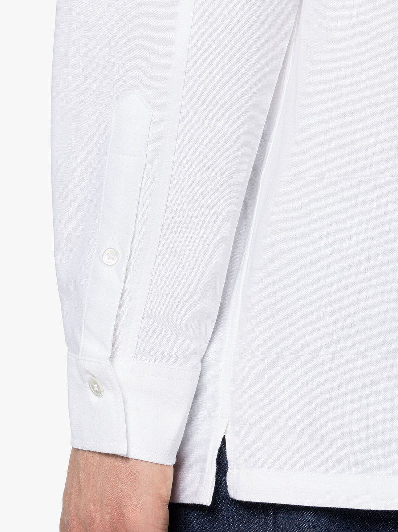 MILITARY WHITE COTTON SHIRT 6