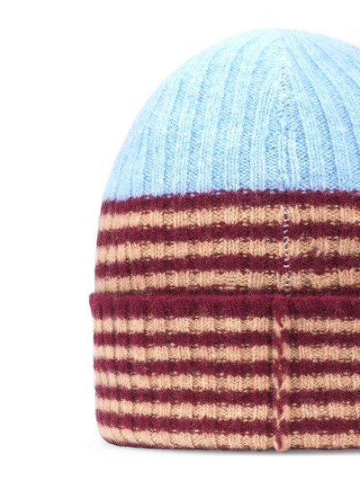 GUCCI striped beanie hat outlook