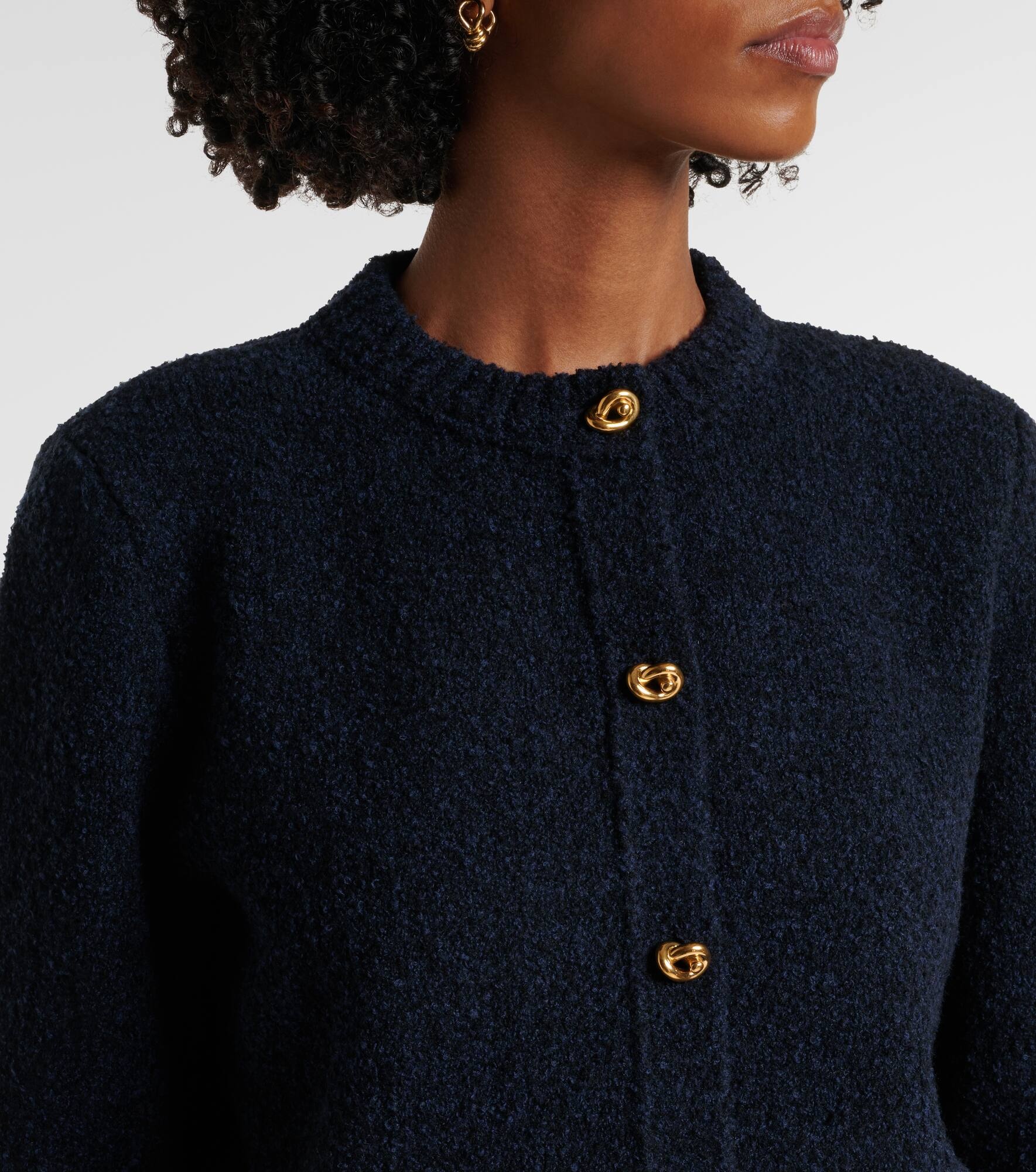Bouclé cardigan - 4