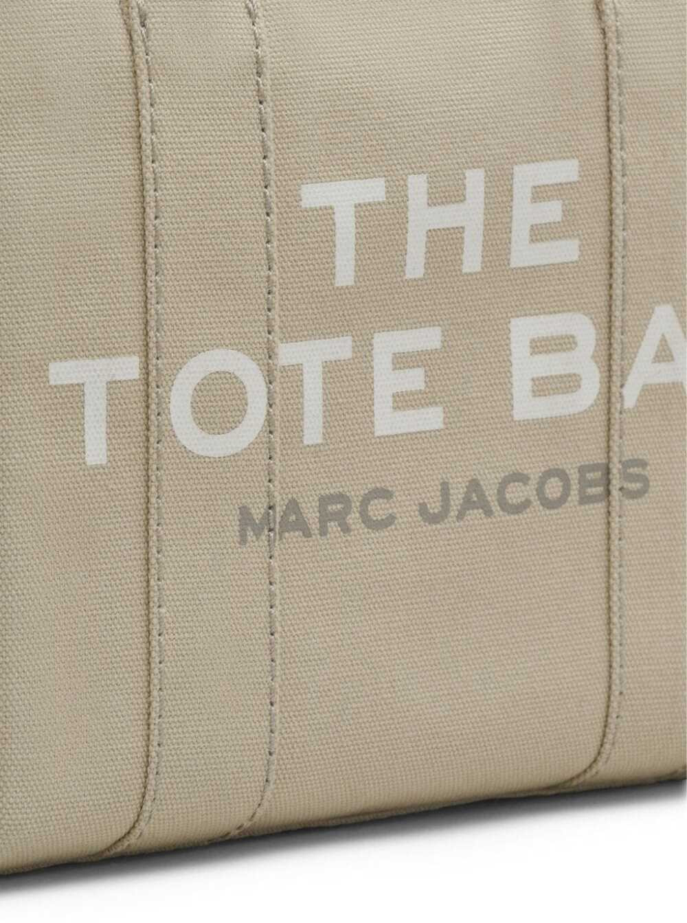 Marc Jacobs Women 'Traveler Handbag' Mini Beige Tote Bag With Logo In Fabric Woman - 3