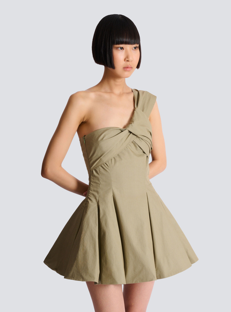 Cotton one-shoulder dress 6