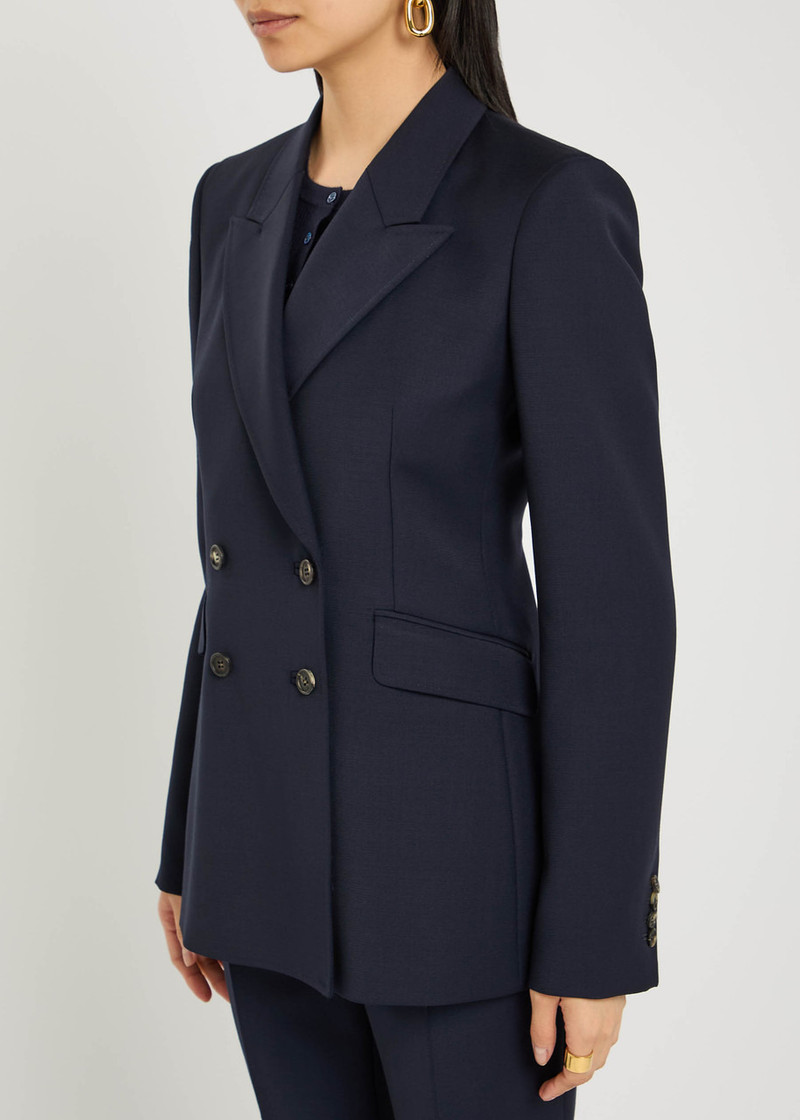 GABRIELA HEARST Gabriela Hearst Stephanie Double-breasted Wool Blazer outlook