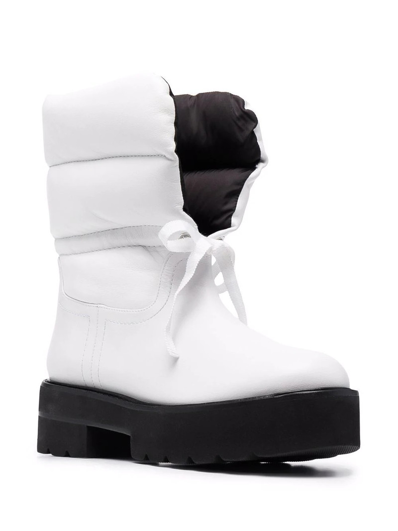 Stuart Weitzman Tyler quilted panelled ankle boots outlook