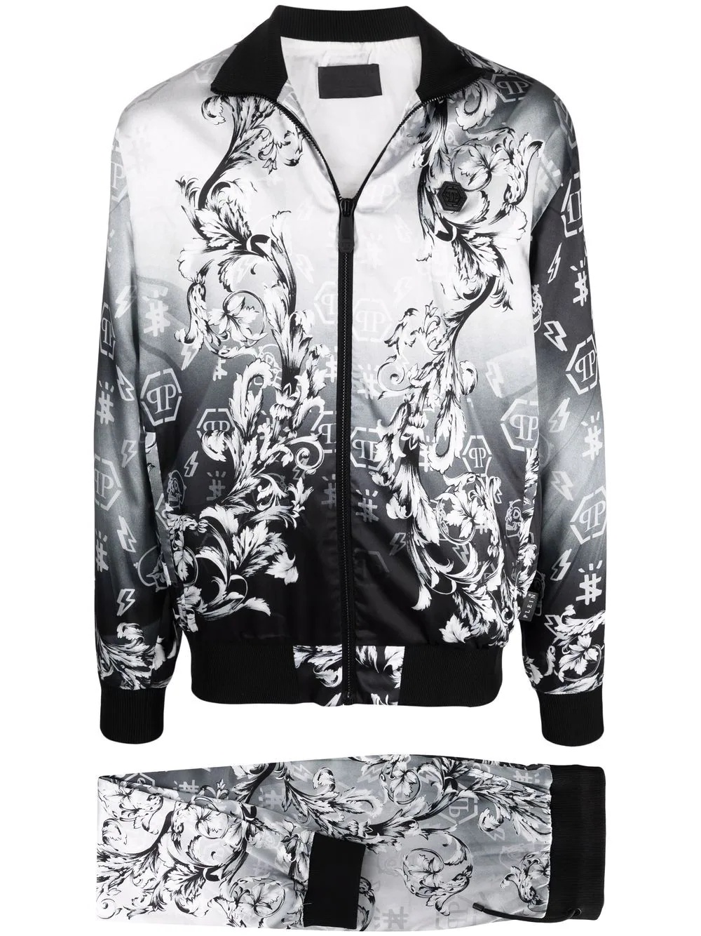 new baroque-print tracksuit set - 1