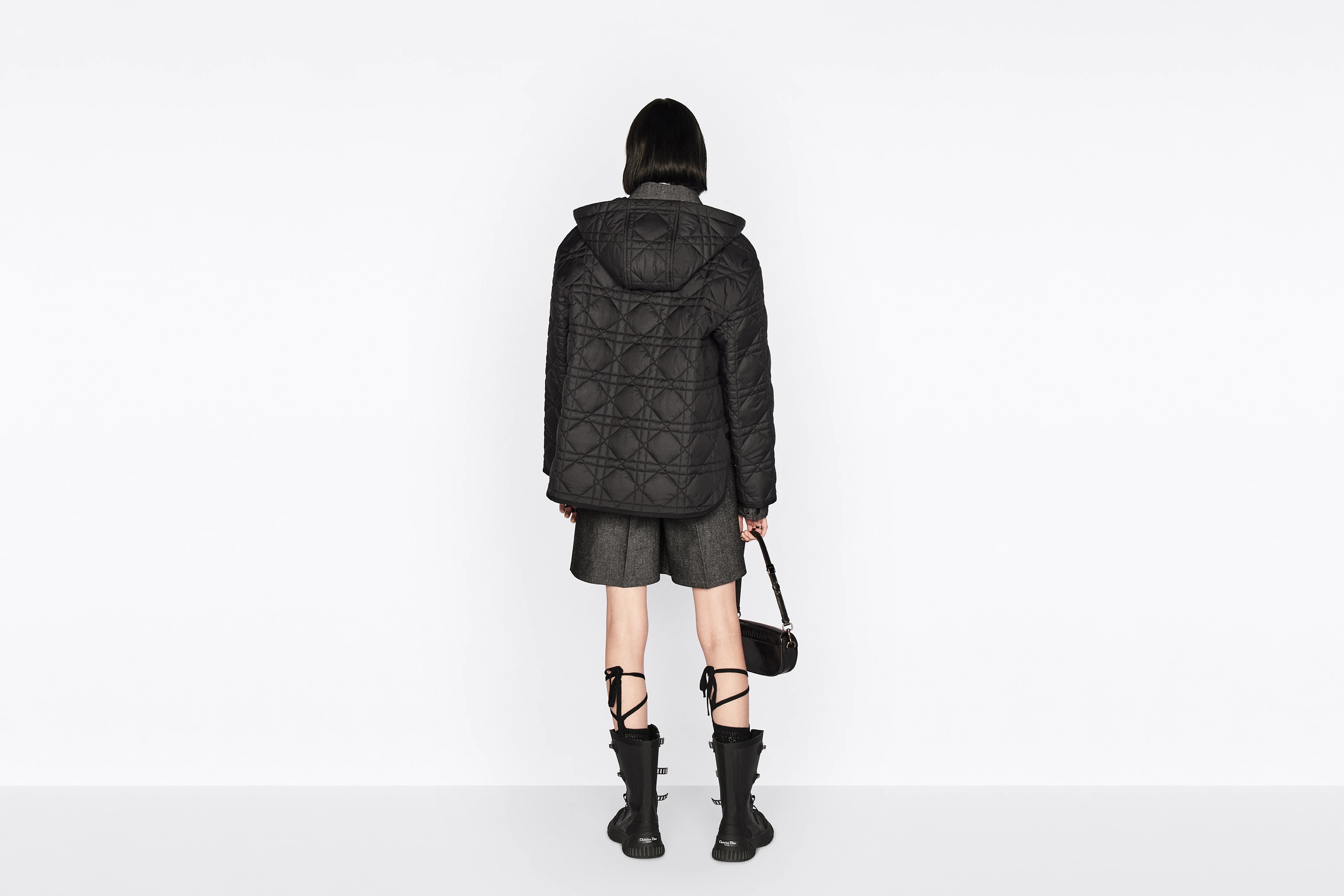 Macrocannage Hooded Peacoat - 6
