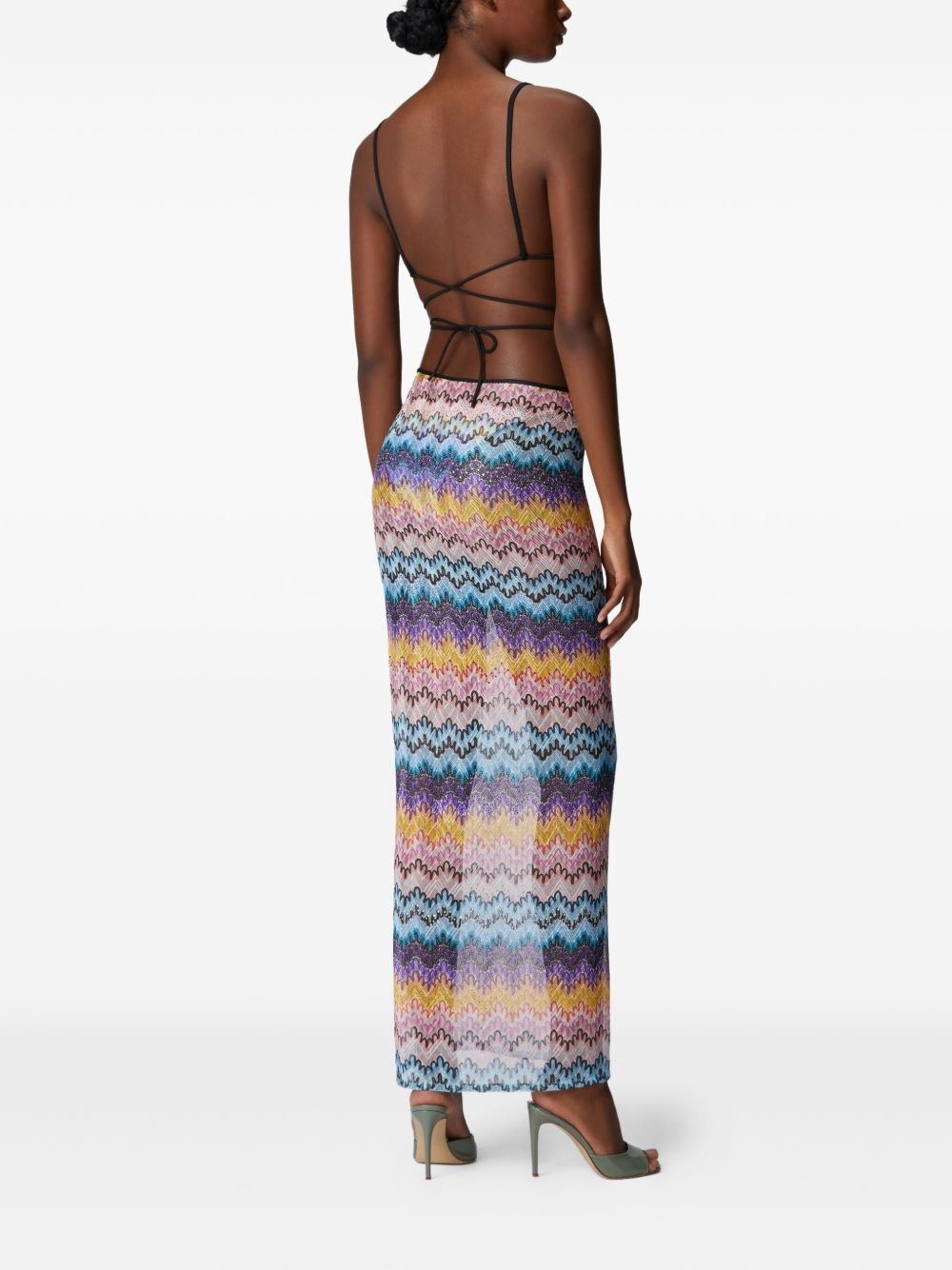 sheer maxi skirt - 3