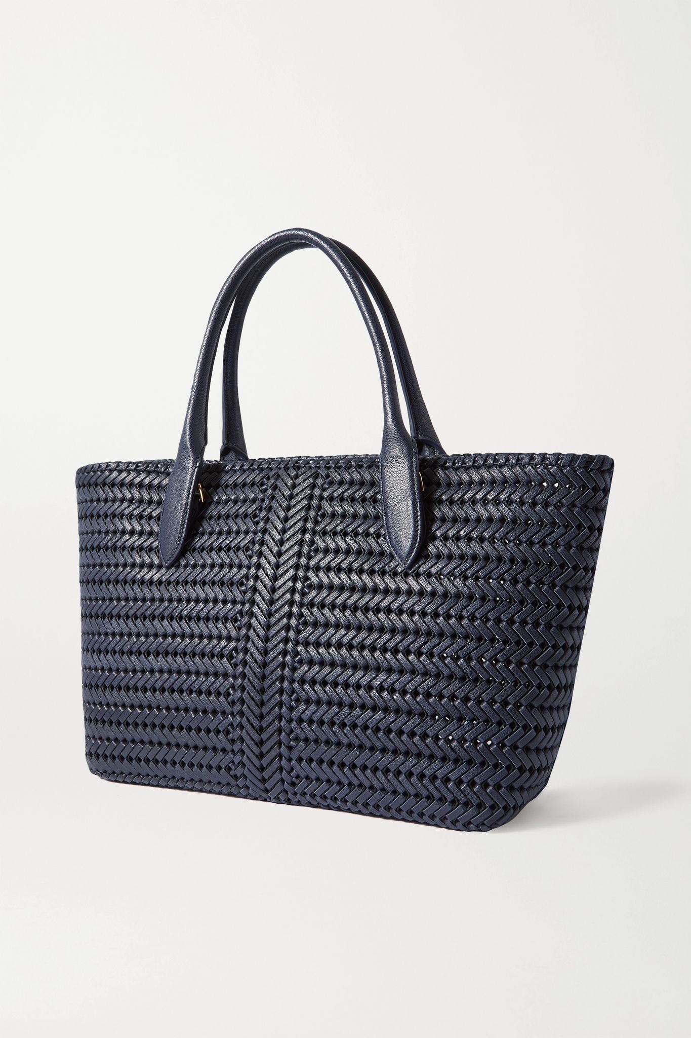 The Neeson woven leather tote - 3