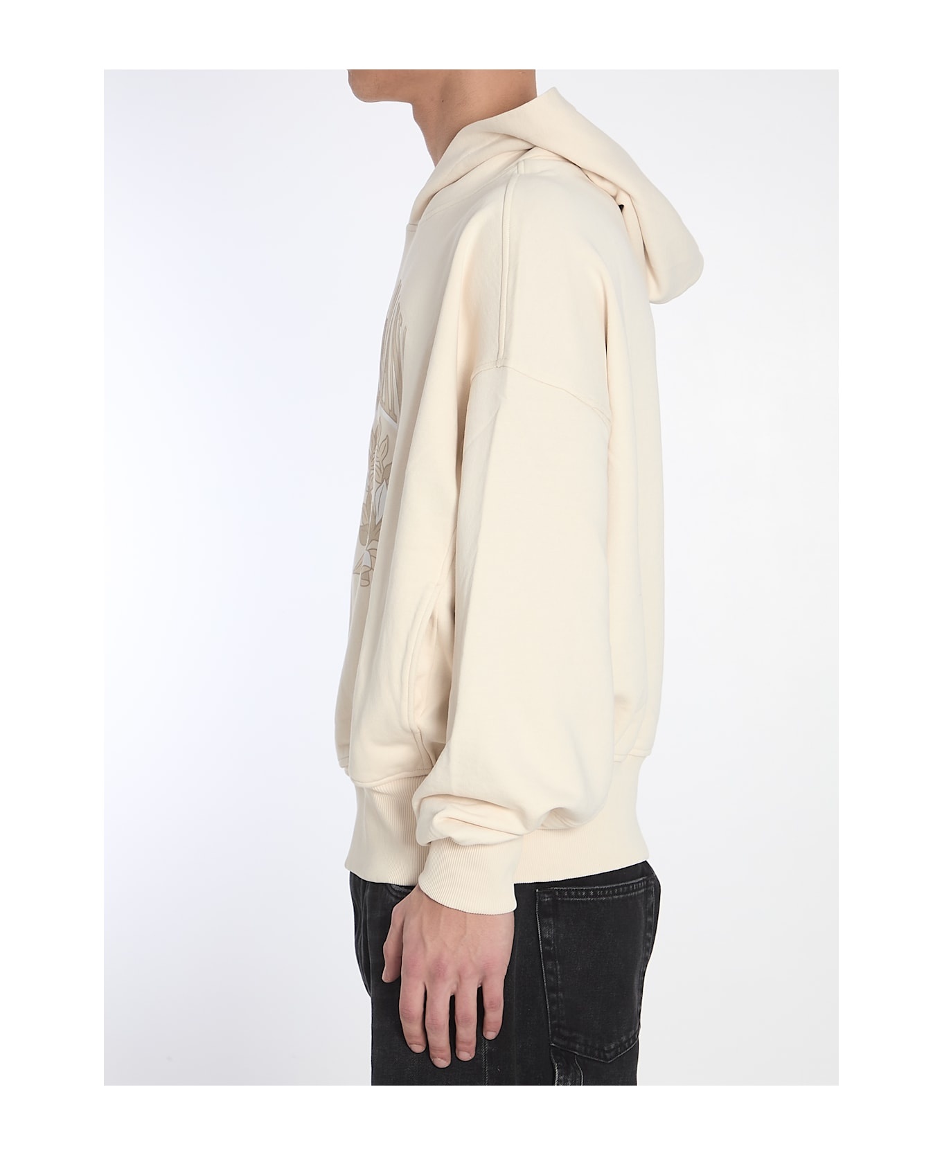 Hoodie With Embroidery - 3