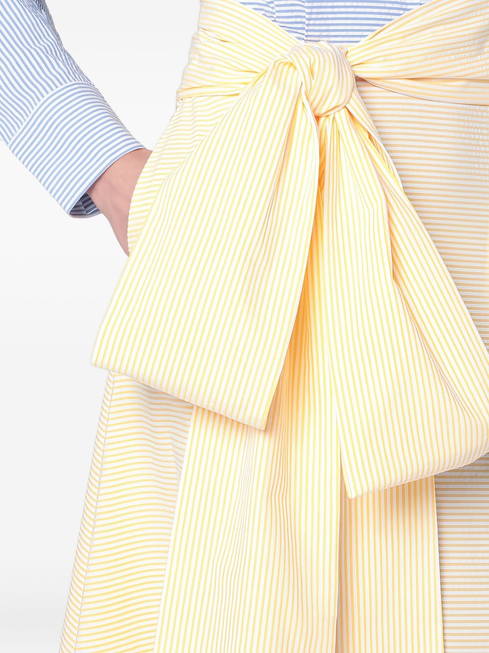 Clarence bow-detail maxi dress - 4