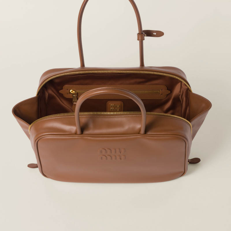 Leather top-handle bag 6