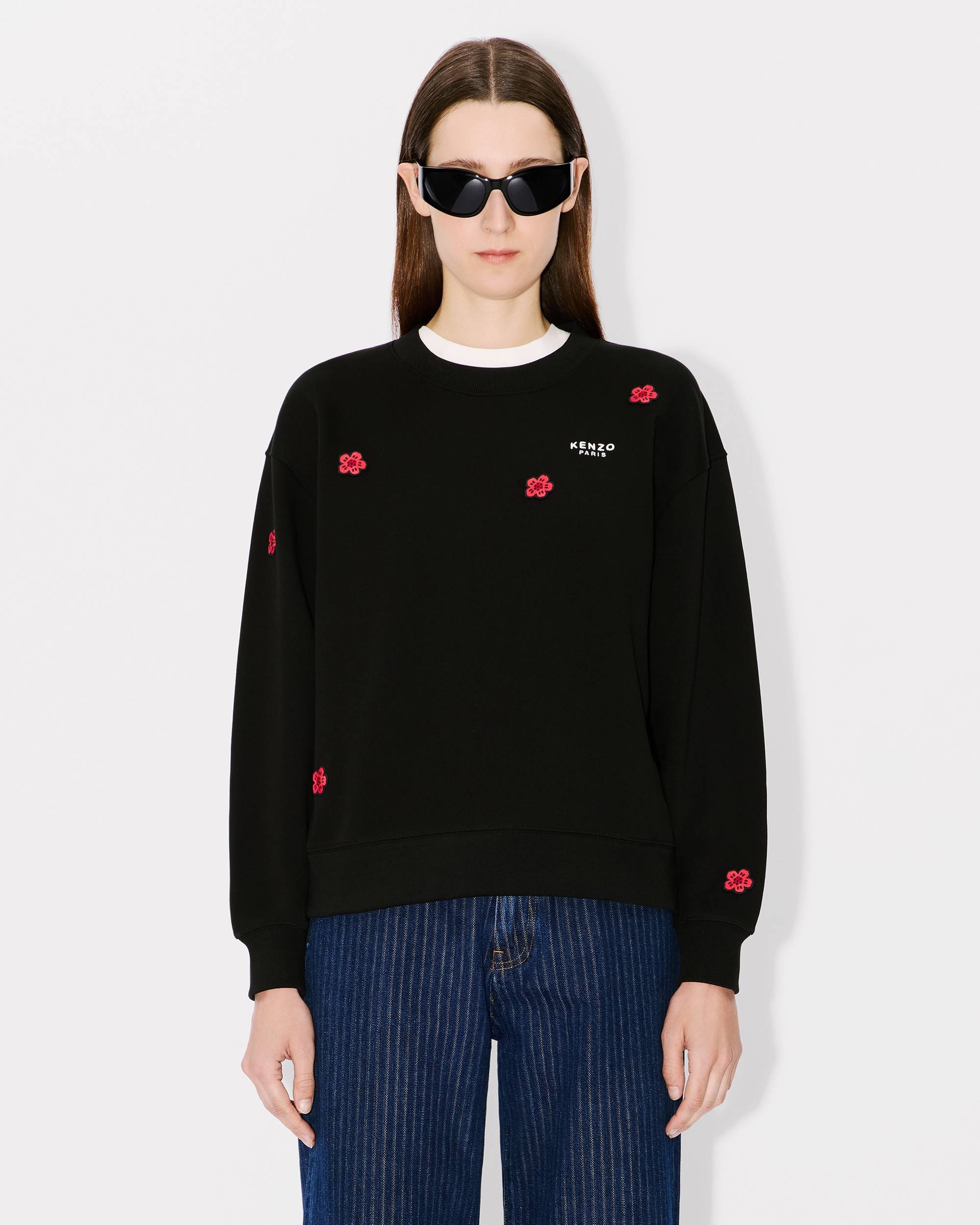 'Boke Flower' classic embroidered sweatshirt - 3