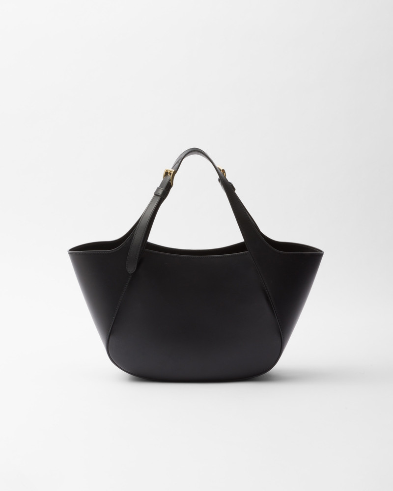 Prada medium leather tote bag 4
