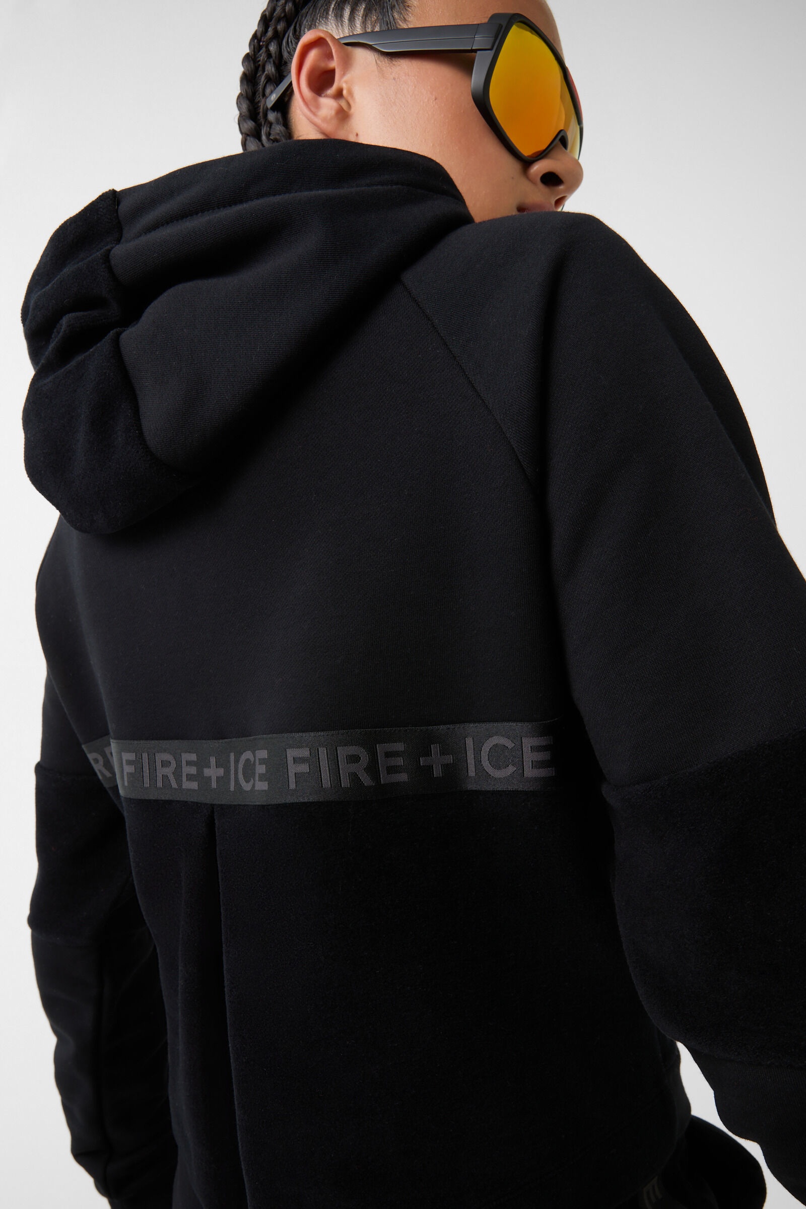 Jaden Sweatshirt jacket in Black - 6