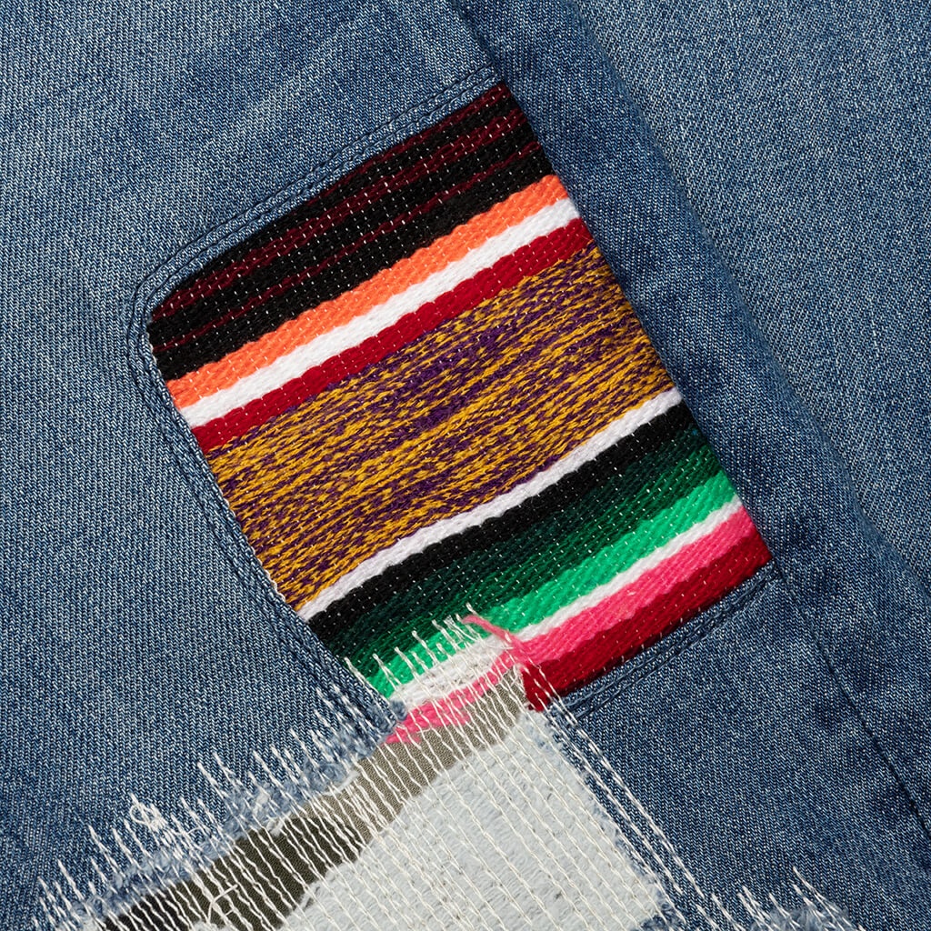 JUNYA WATANABE MAN X LEVIS PANTS - INDIGO/MULTI - 3