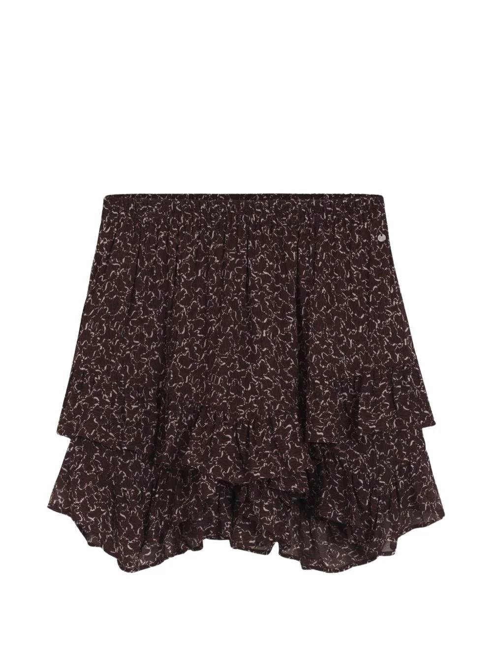 ruffled mini skirt - 1
