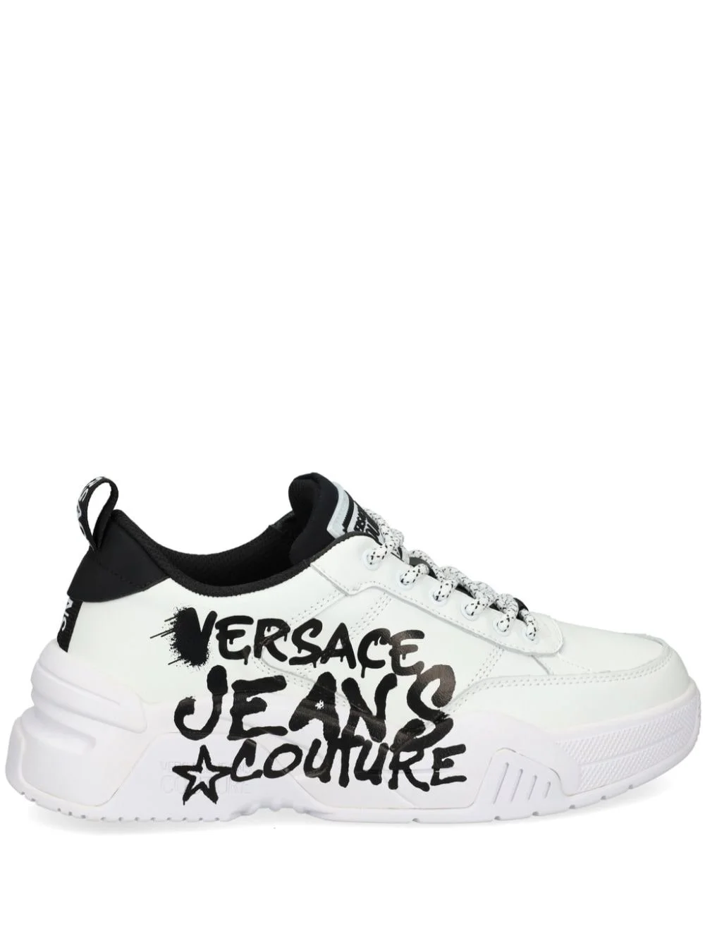 logo-print lace-up trainers - 1