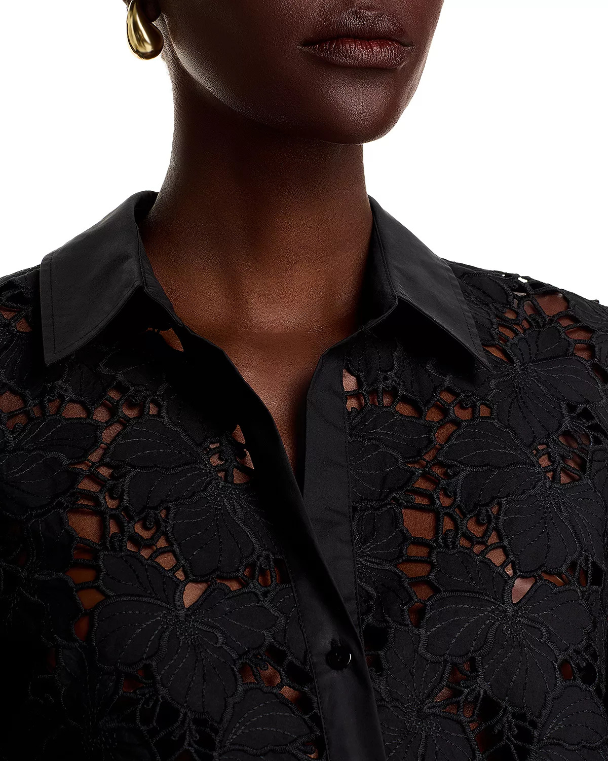 Seychelle Lace Button Front Shirt - 4