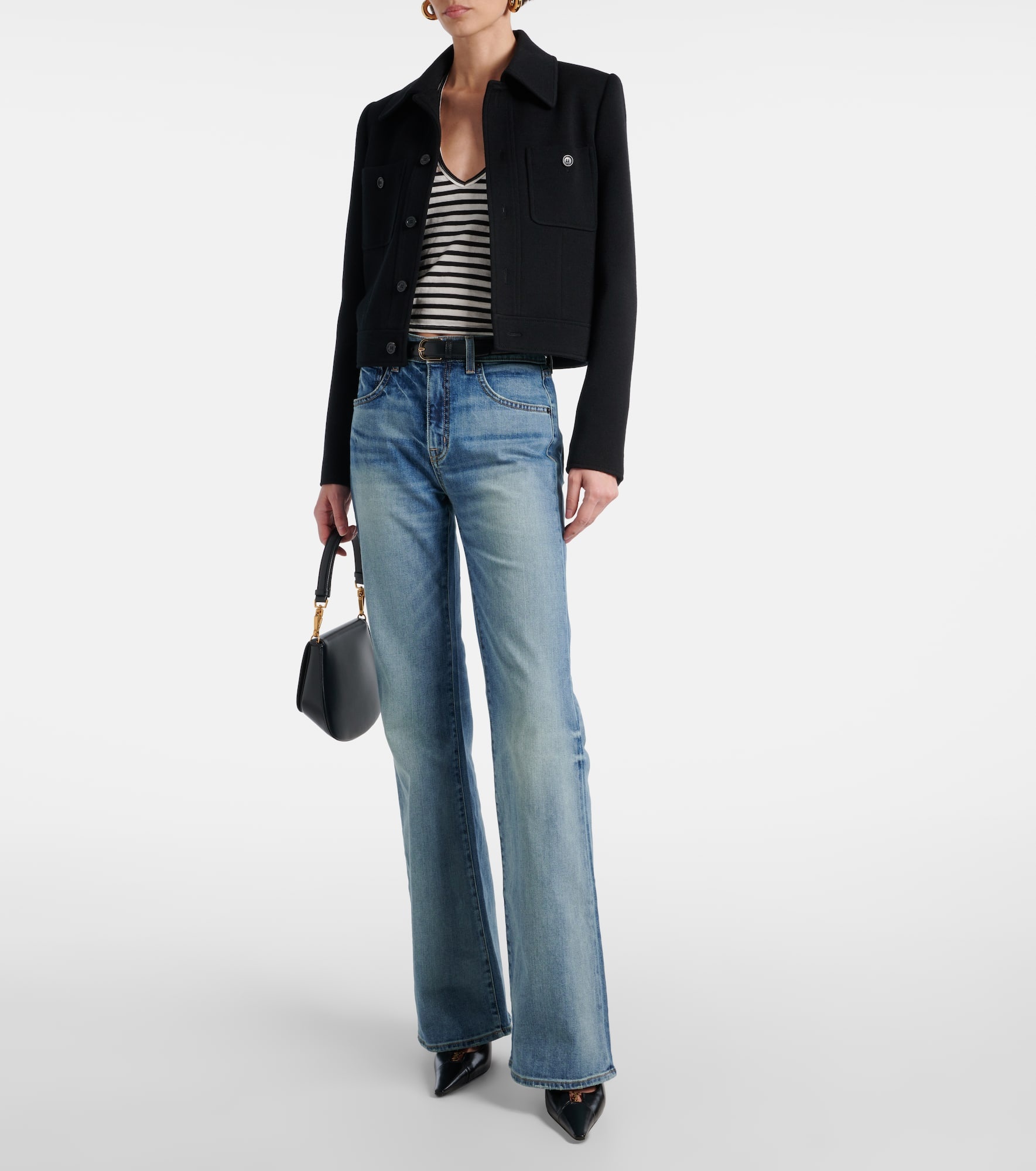 Celia mid-rise flared jeans - 2