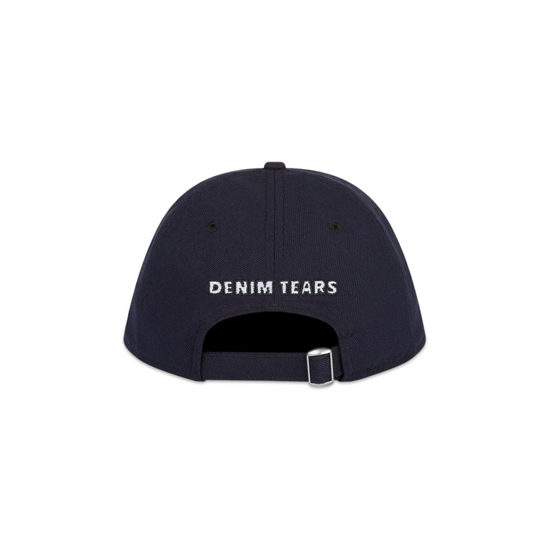 DENIM TEARS Denim Tears Peace Wreath Snapback Cap 'Navy' outlook