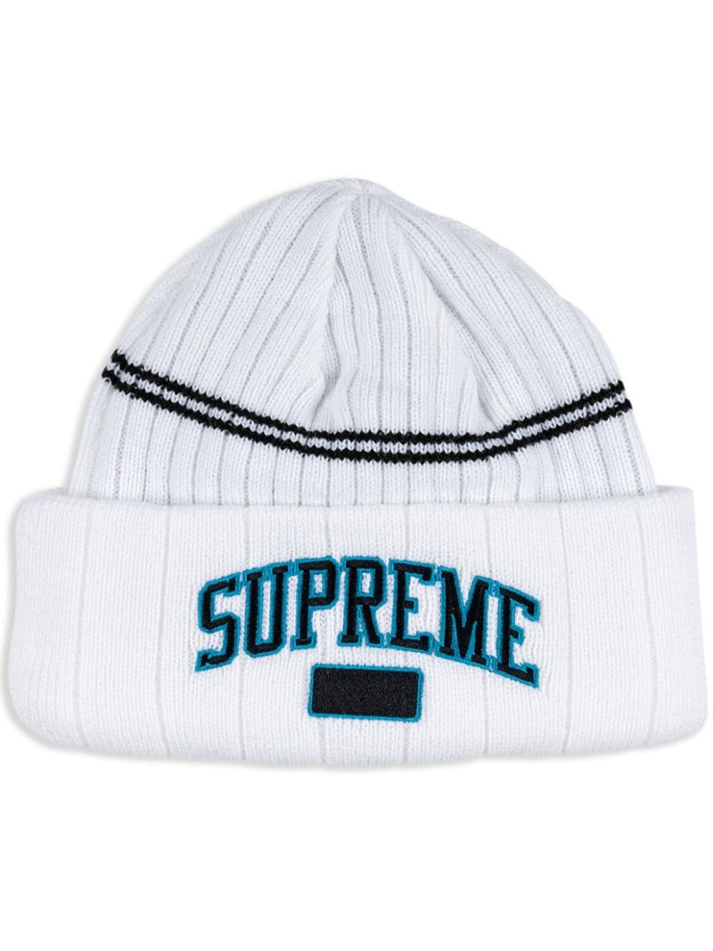 logo-embroidered beanie 1