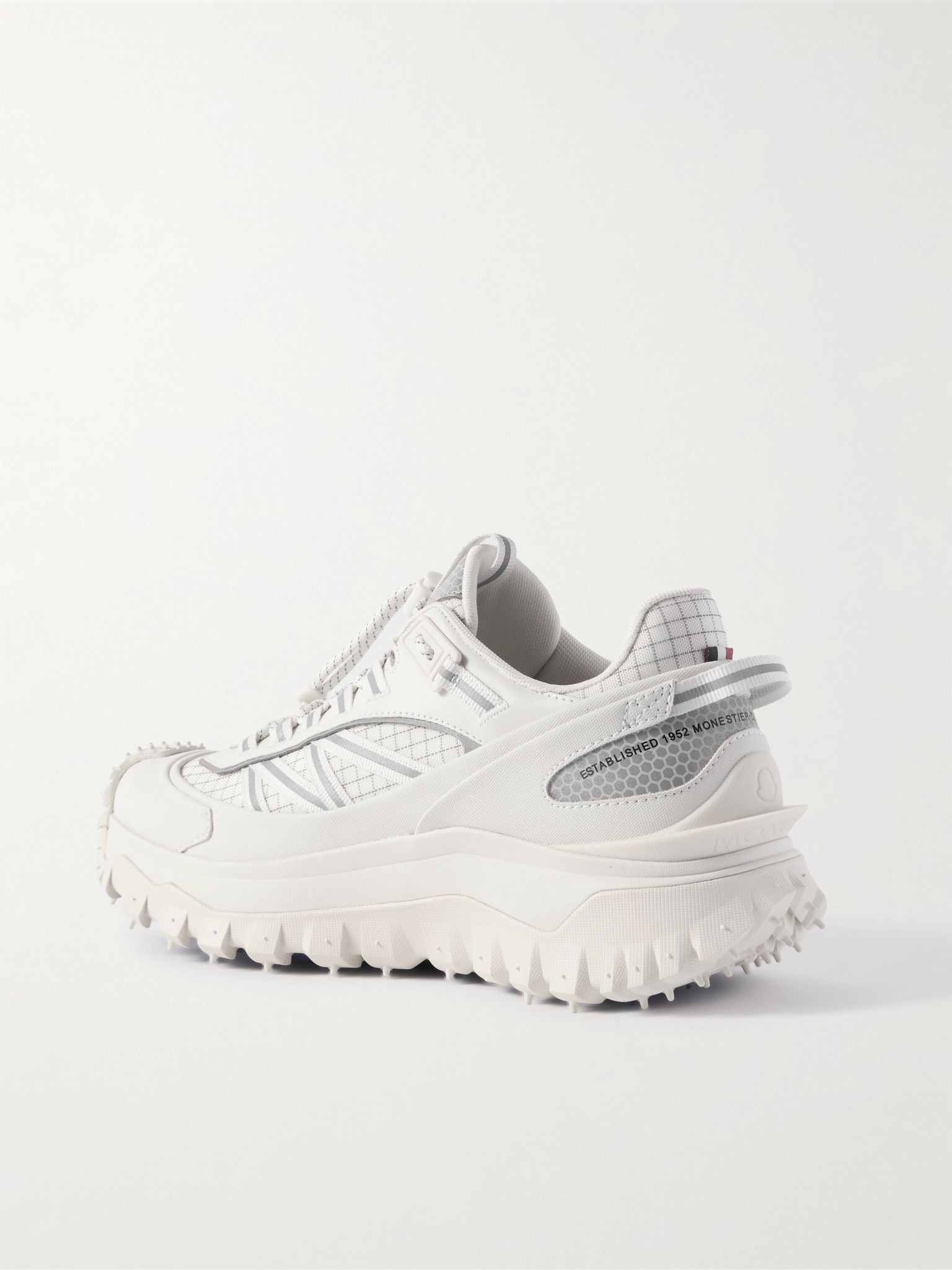 Trailgrip GTX Leather-Trimmed Ripstop and Rubber Sneakers White - 4