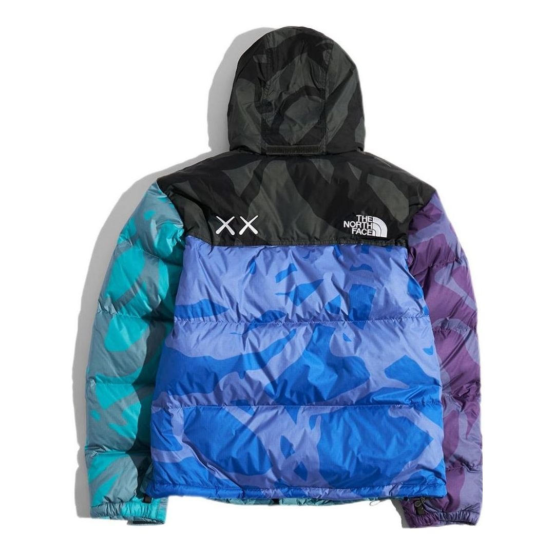 THE NORTH FACE x KAWS Retro 1996 Nuptse Jacket 'Monterey Blue' NF0A7WLU-75S - 2