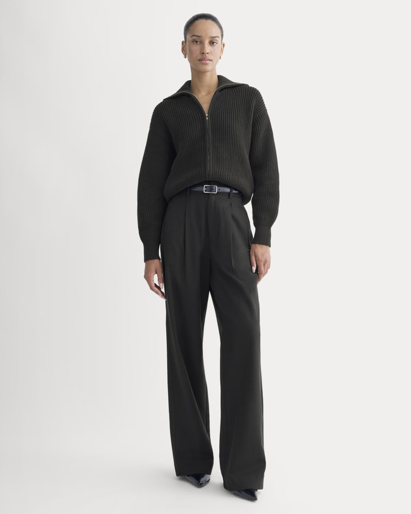 THE FULL-ZIP SWEATER IN EVERYDAY COTTON 3