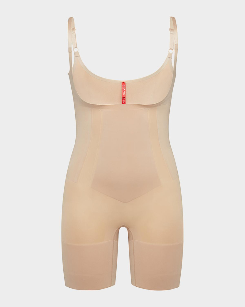 SPANXsculpt OnCore Open-Bust Mid-Thigh Bodysuit 1