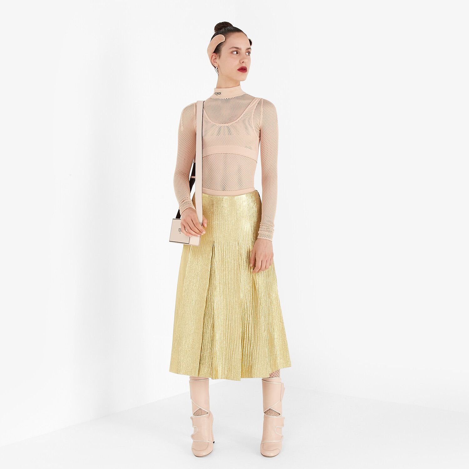 Gold Lurex skirt - 4