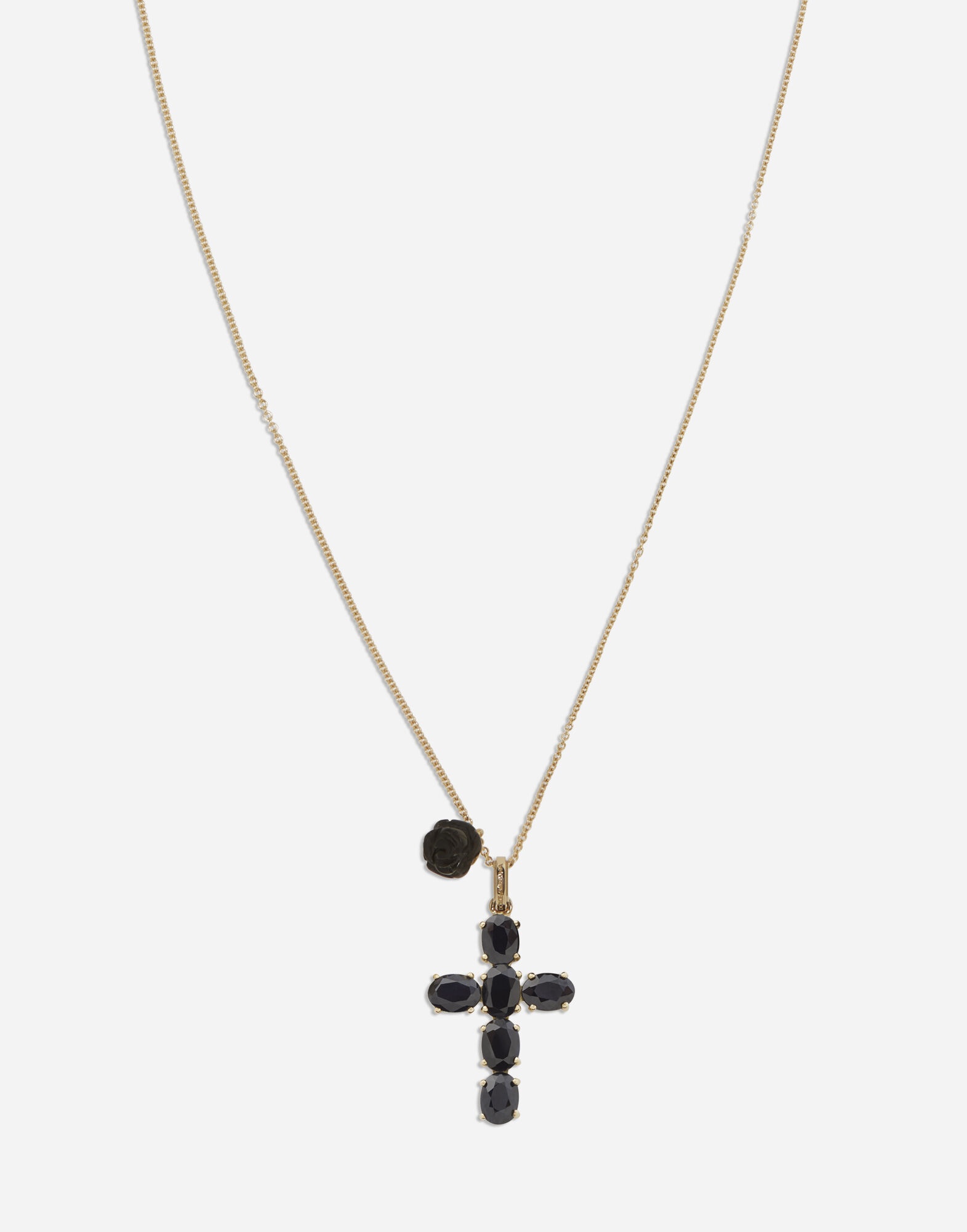 Sicily Pendant 18-carat yellow gold and black sapphires - 2