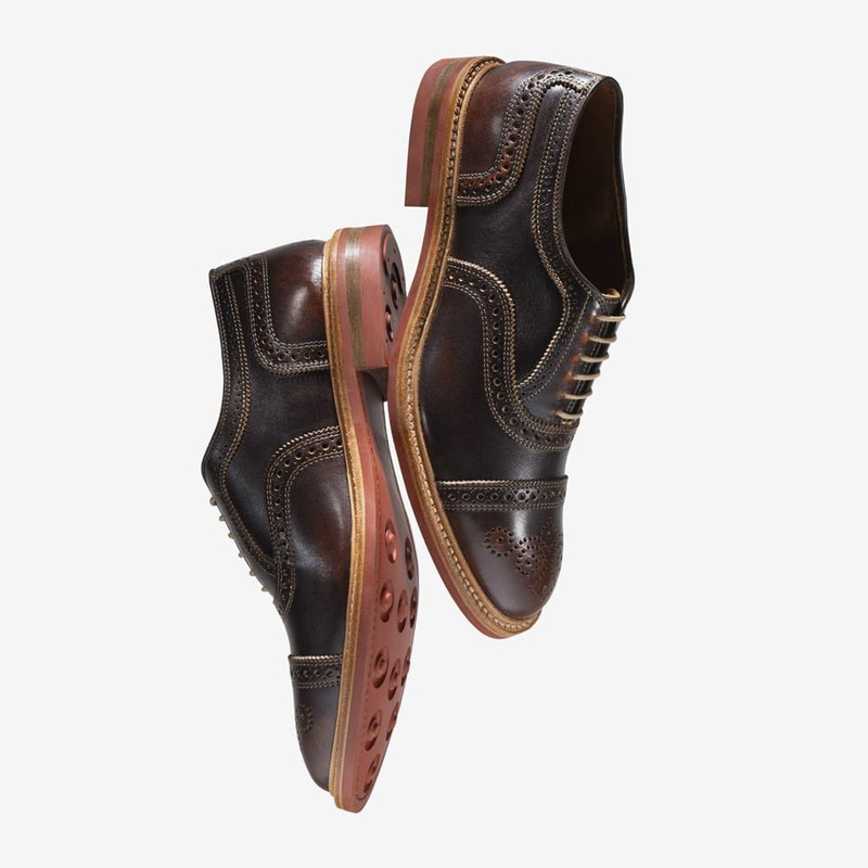 Strandmok Cap-toe Oxford with Dainite Rubber Sole 5