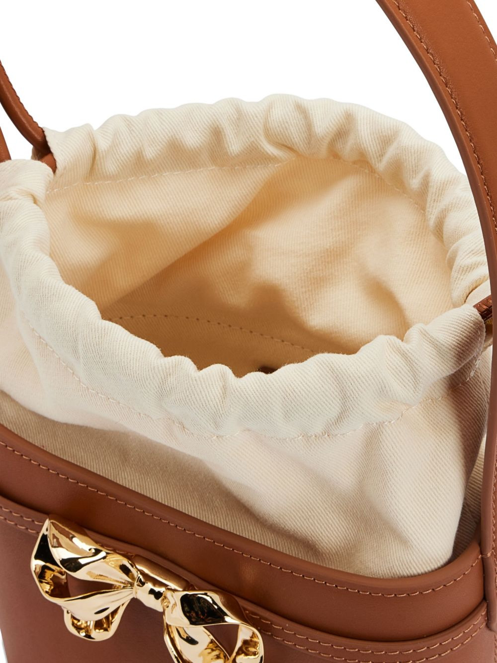 bow-embellished bucket bag - 5