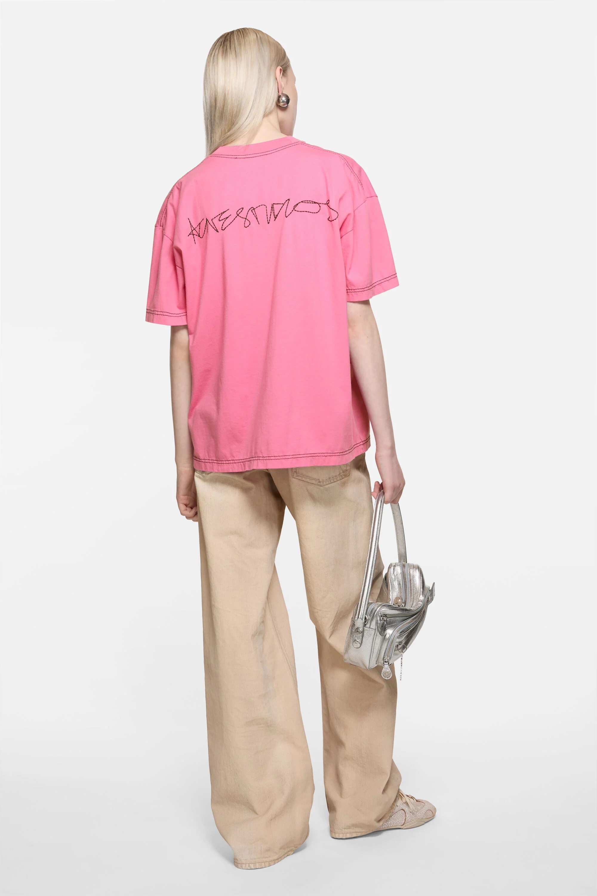 Logo t-shirt - Pink - 3