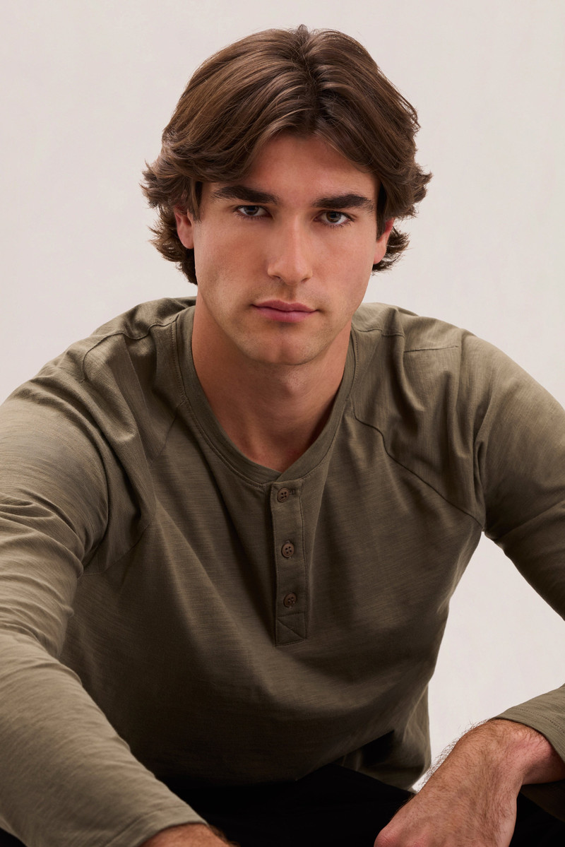 Slub Jersey Henley 4