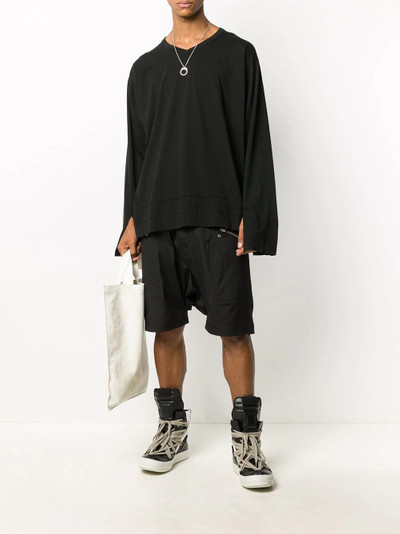 Rick Owens DRKSHDW Varsity long-sleeve T-shirt outlook