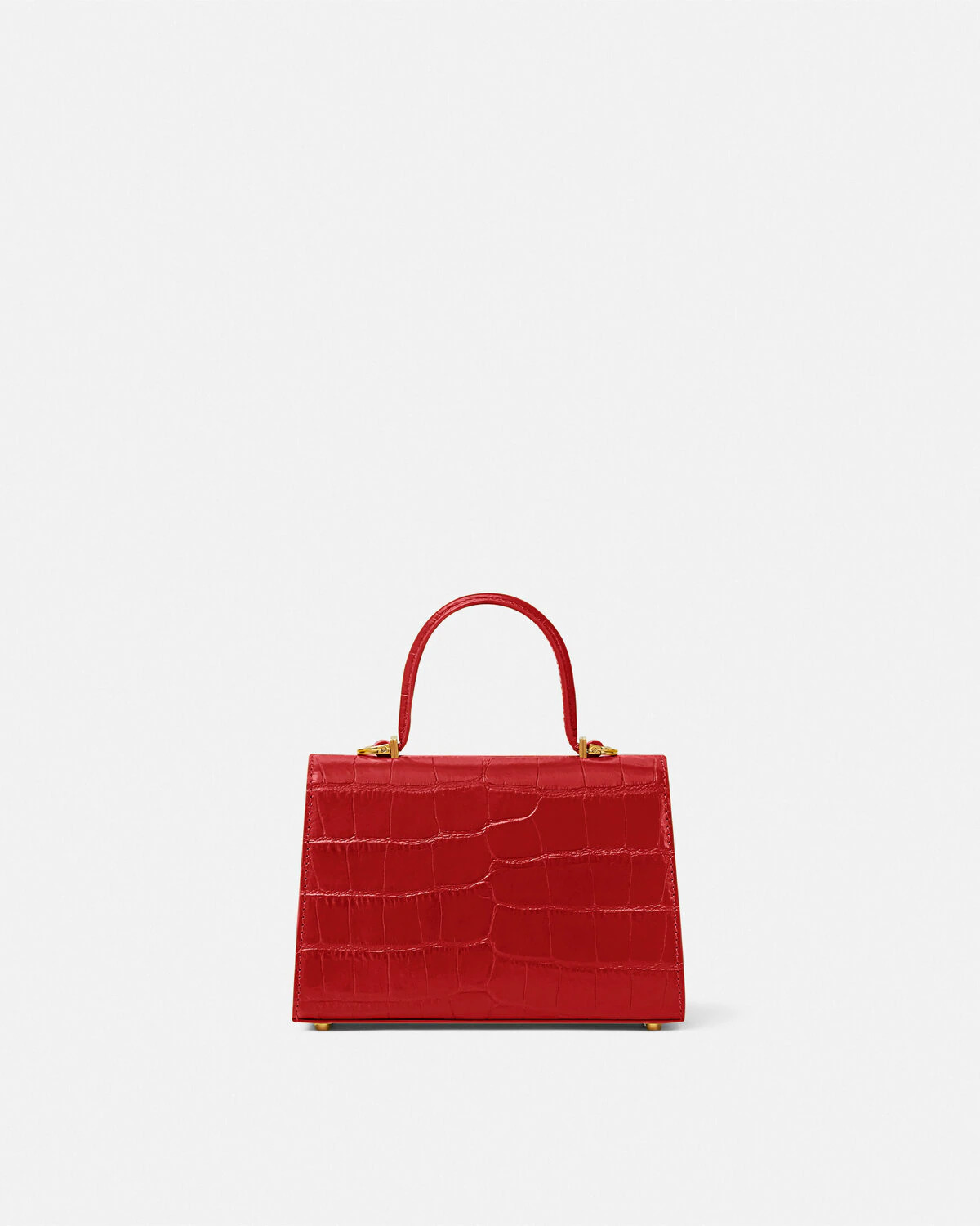 Croc-Effect Medusa '95 Small Handbag - 7