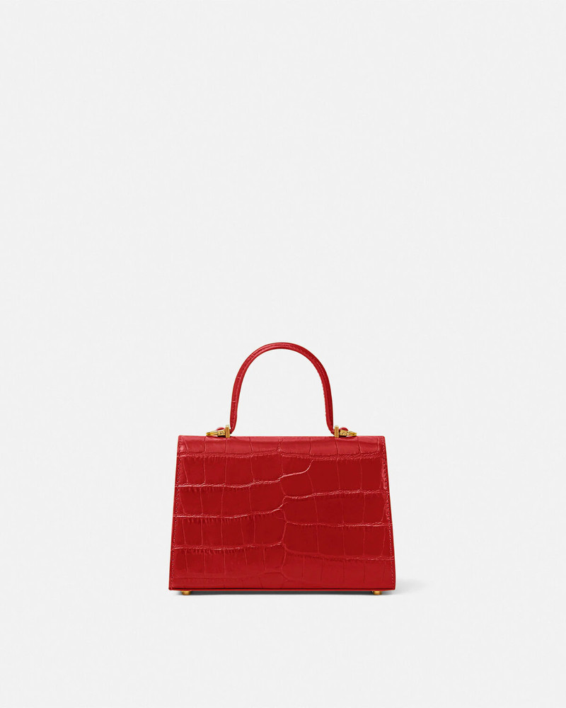 VERSACE Croc-Effect Medusa '95 Small Handbag outlook