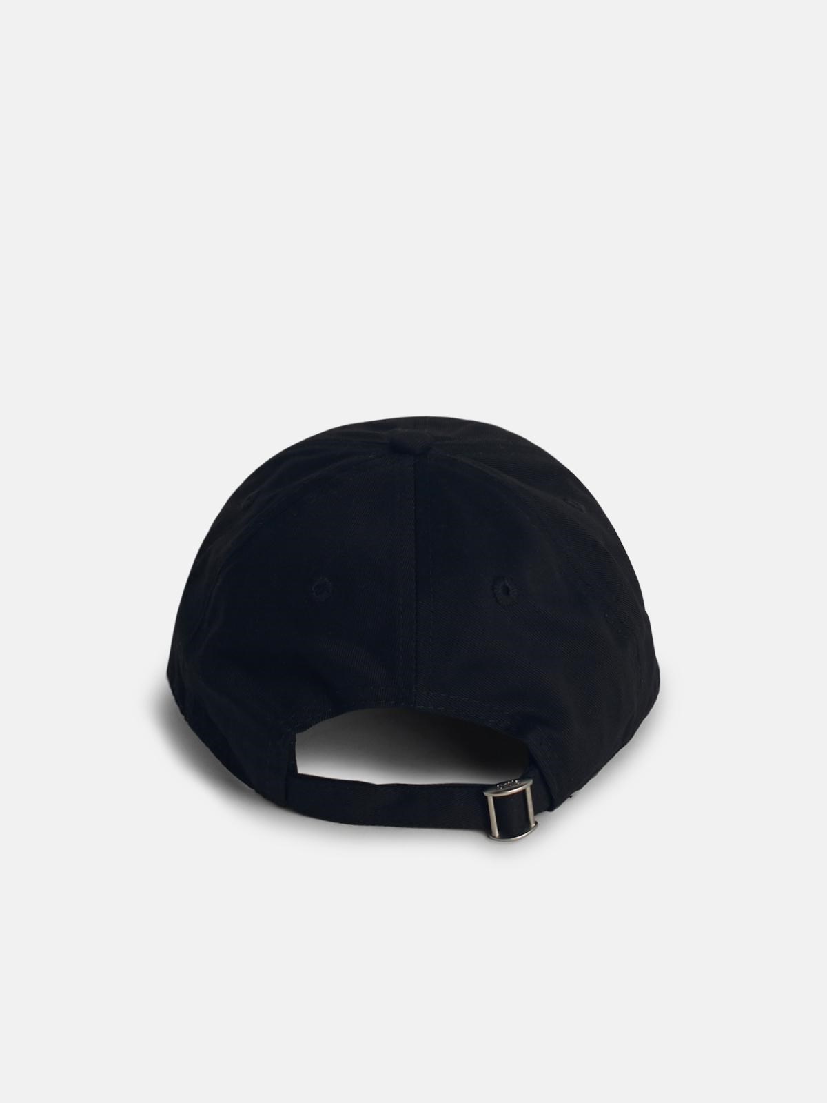 BLACK COTTON CAP - 3