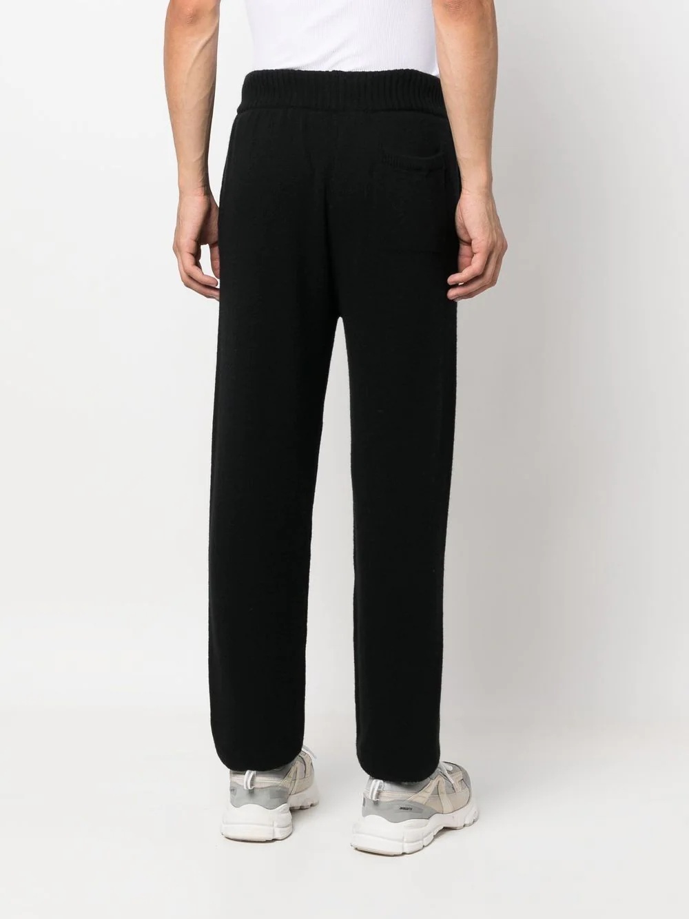 tapered-leg cashmere-wool joggers - 4